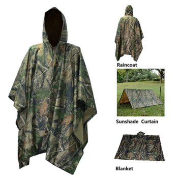 Multifunctional 3-in-1 Wilderness Poncho