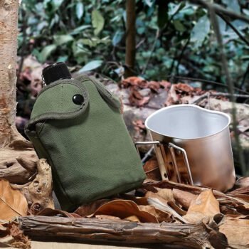 1L Aluminium Military Canteen Cup Set
