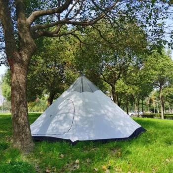 2-3 Person Camping Inner Tent Outdoor Ultralight Matching Pyramid Tent‘s Inner Tent Rodless Portable Four Seasons Inner Teepee