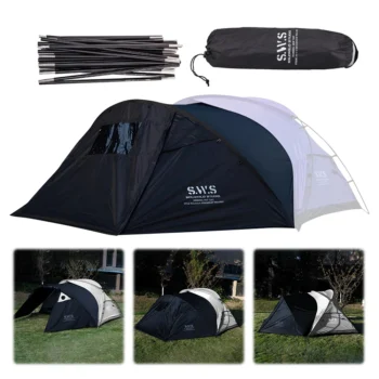 Outdoor Camping Expansion Tent 2 Person Single Layer Expansion Tent Waterproof Camping Sleeping Tent for Expanding Tent Space