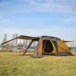 Outdoor Te nt 3-4 People Ten t One Room One Hall Tent Double Layer Rain-proof Big Canopy Tent