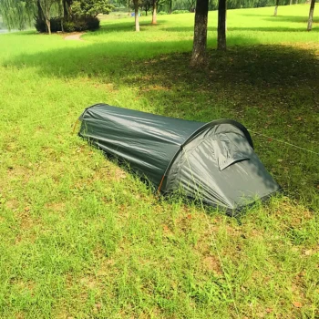 Backpacking Travel Camping Tent Outdoor Fishing Single Person Portable Sleeping Bag Ultralight Waterproof Hiking Adults Thermal